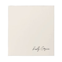 Neutrale Memo Stationery für Elegante Individuelle