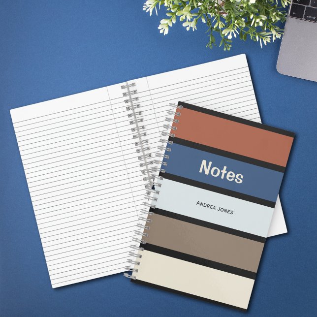 Neutrale Mit Monogramm Namensnotizen Notizbuch (Von Creator hochgeladen)