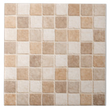 Neutrale Mosaikfliesen – Sand-Beige-Keramikfliesen