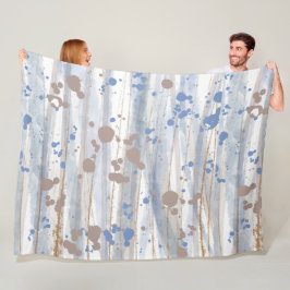 Neutrale Naturwaldfarben Fleecedecke