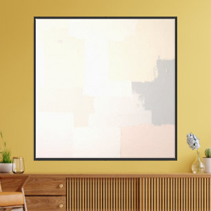 Neutrale Pastell-Abstrakte Wandkunst Leinwanddruck