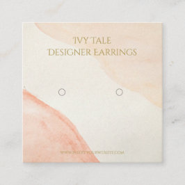 Neutrale Personalisierte Logoverdienstkarten Quadratische Visitenkarte