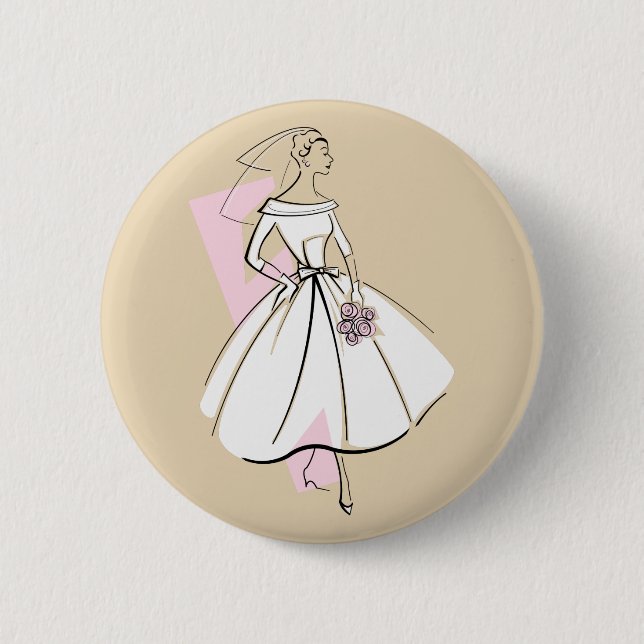 Neutrale Schaltfläche der Modebrille Button (Vorderseite)
