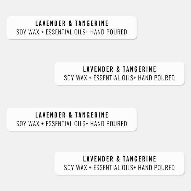 neutrale Siegel-Etiketten mit weißer Kerze Etiketten (Gruppe)