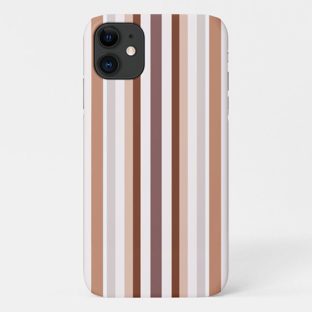 Neutrale Streifen Case-Mate iPhone Hülle (Rückseite)