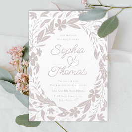 Neutrale Tan-Paare-Gruppe Einladung