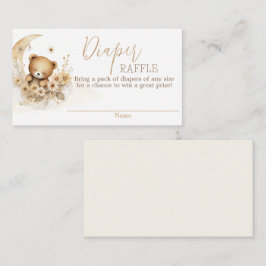 Neutrale Teddybärenkarte Begleitkarte