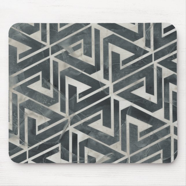 Neutrale Tile Collection - Geometrisch Mousepad (Vorne)