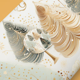 Neutrale Töne fesseln Weihnachtsmagie Seidenpapier