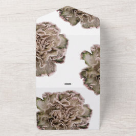 Neutrale Töne in einer Hochzeit All In One Einladung