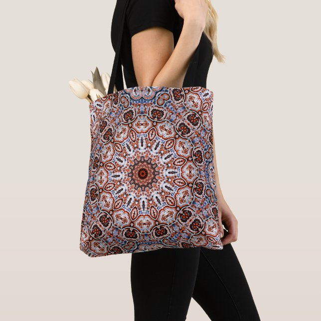 Neutrale Töne Mandala-Motiv (Von Nahem)
