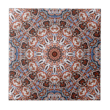 Neutrale Töne Mandala-Motiv