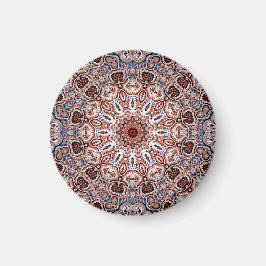 Neutrale Töne Mandala-Motiv Magnet