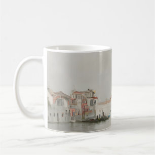Neutrale Venedig-Kanal-Skizzen-Tasse Kaffeetasse