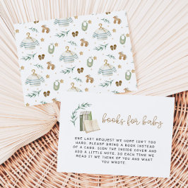 Neutrale Vintage Spielzeugbücher für Kinder Begleitkarte