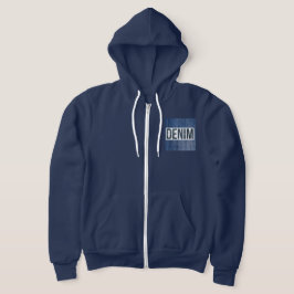 Neutrale Vollzip-Hoodie Hoodie