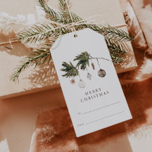 Neutrale Wasserfarbe-Ornamente Weihnachten