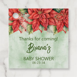 Neutrale Weihnachtsdusche für Geschlechter Geschenkanhänger