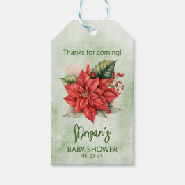 Neutrale Weihnachtsdusche für Geschlechter Geschenkanhänger