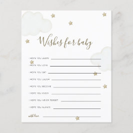 Neutrale Wolken und Sterne für Kinder