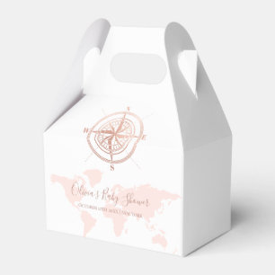 Neutrale World Map Reiseabenteuerdusche Geschenkschachtel