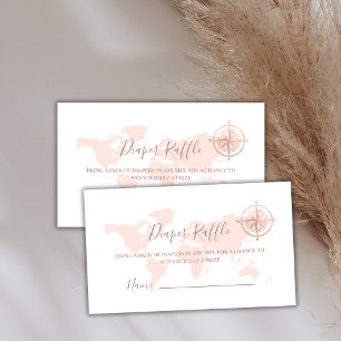 Neutrale World Map Windelwaschmaschine Begleitkarte