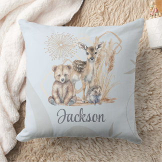 Neutraler Baby-Name Boho Bear Deer Gender Kissen