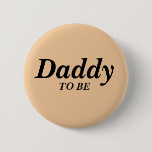 Neutraler Daddy als Baby-Duschknopf Button