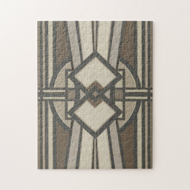 Neutraler Deko-Panel I Puzzle (Vertikal)