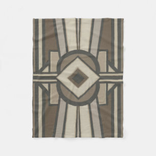 Neutraler Deko-Panel II Fleecedecke