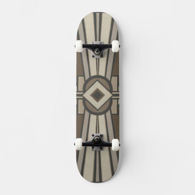 Neutraler Deko-Panel II Skateboard (Vorderseite)