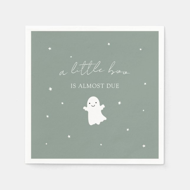 Neutraler Fall Babydusche für das männliche grüne  Serviette (Vorderseite)