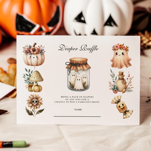Neutraler Kern Halloween Diapper Raffle Begleitkarte (Von Creator hochgeladen)