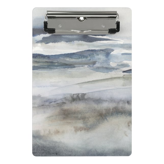 Neutraler Salznebel Mini Klemmbrett (Vorderseite)