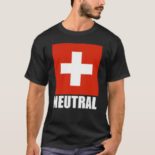 NEUTRALER (Schweizer Flaggen-) T - Shirt