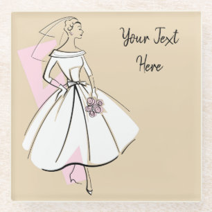 Neutraler Untersetzer der Mode-Bride
