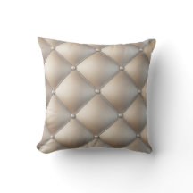 Neutrales 3D-Diamant-Wurfkissen: AccessorizedPearl