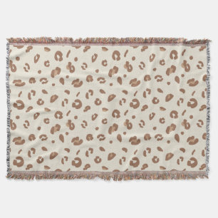 Neutrales abstraktes Leoparden-Druckmuster Moder Decke