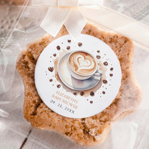 Neutrales Baby des Geschlechts ist das Brechen der Runder Aufkleber