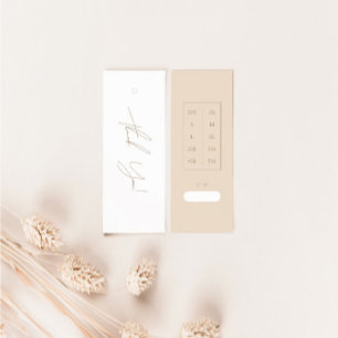 Neutrales Business Clothing Danke Label Hang Tag