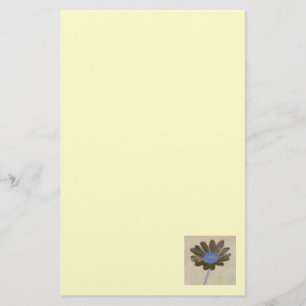 neutrales Daisy-Papier Briefpapier