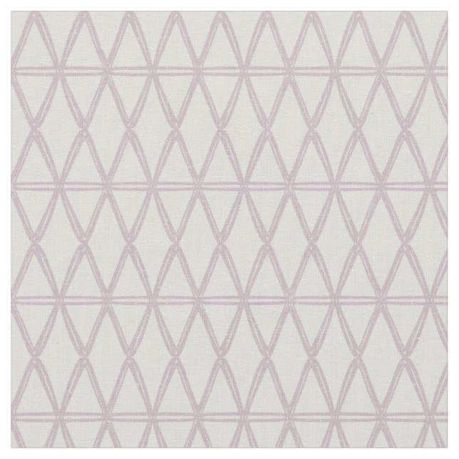 neutrales geometrisches Lavendelgitter Stoff (Nahaufnahme)