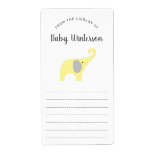 Neutrales Geschlecht Elephant-Babydusche
