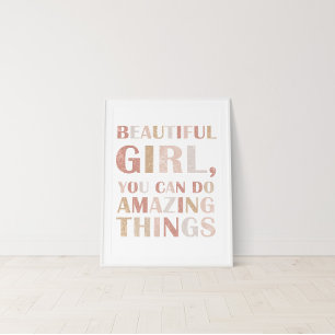 Neutrales Inspirierendes Bestätigungsplakat für Ki Poster