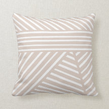 Neutrales Mauve Minimalistisch Stripteppich