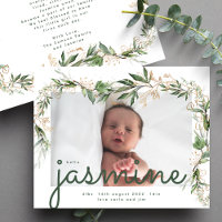 Neutrales, modernes Boho Golden Eukalyptus-Foto