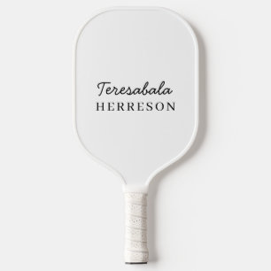 Neutrales Monogramm   Moderner minimalistischer Ch Pickleball Schläger