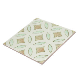 Neutrales ostasiatisches Blumenmuster Fliese