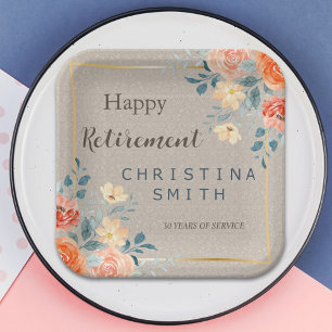 Neutrales Party für die Erdung von Wasserfarben Pappteller