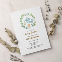 Neutrales Vintages Spielzeug Babydusche